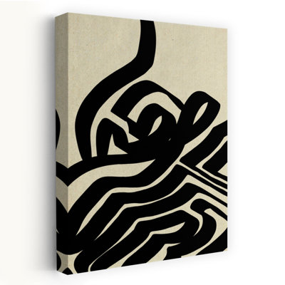 «Bold Abstract Curves», reproduction d'art abstrait contemporain audacieux