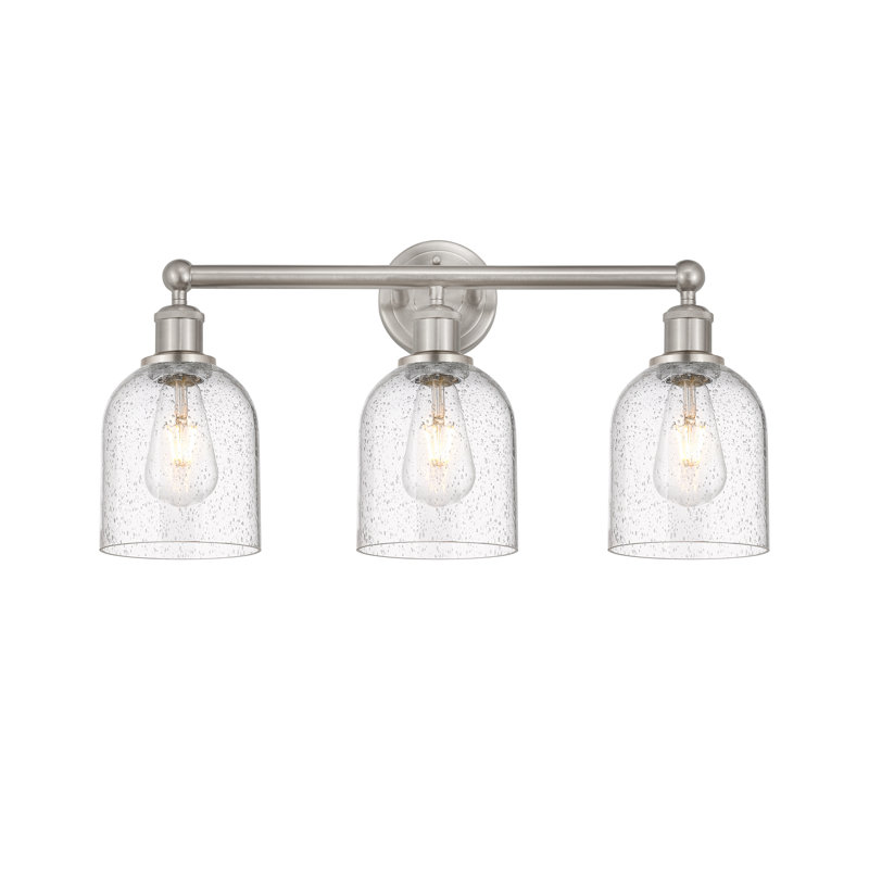 Allysson 3 - Light Dimmable Vanity Light, Brushed Satin Nickel, Seedy