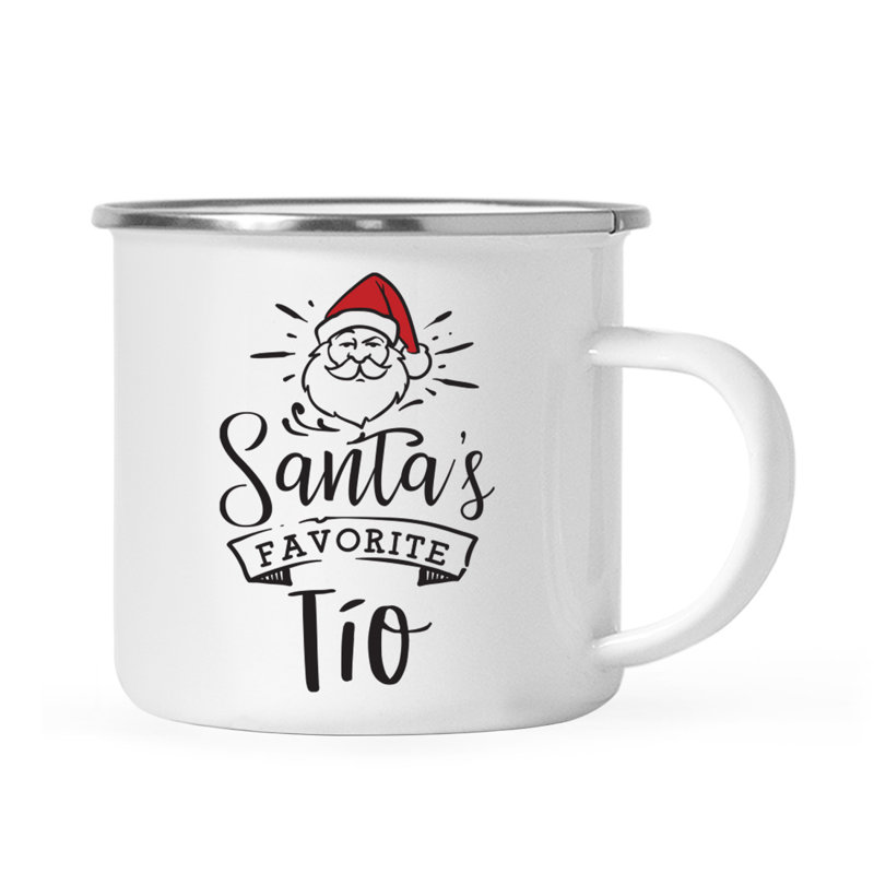 Tasse de camping militaire Yunus Santa's Favorite, Tio