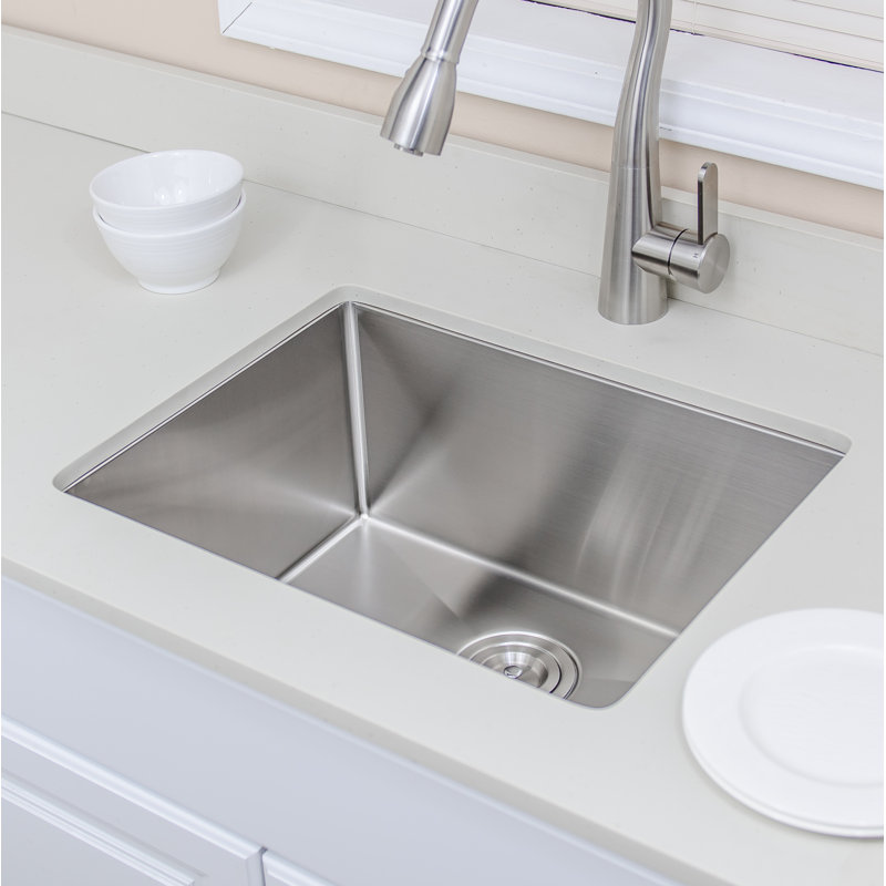 New Chef’s 23 " L Undermount Single Bowl Stainless Steel Kitchen Sink