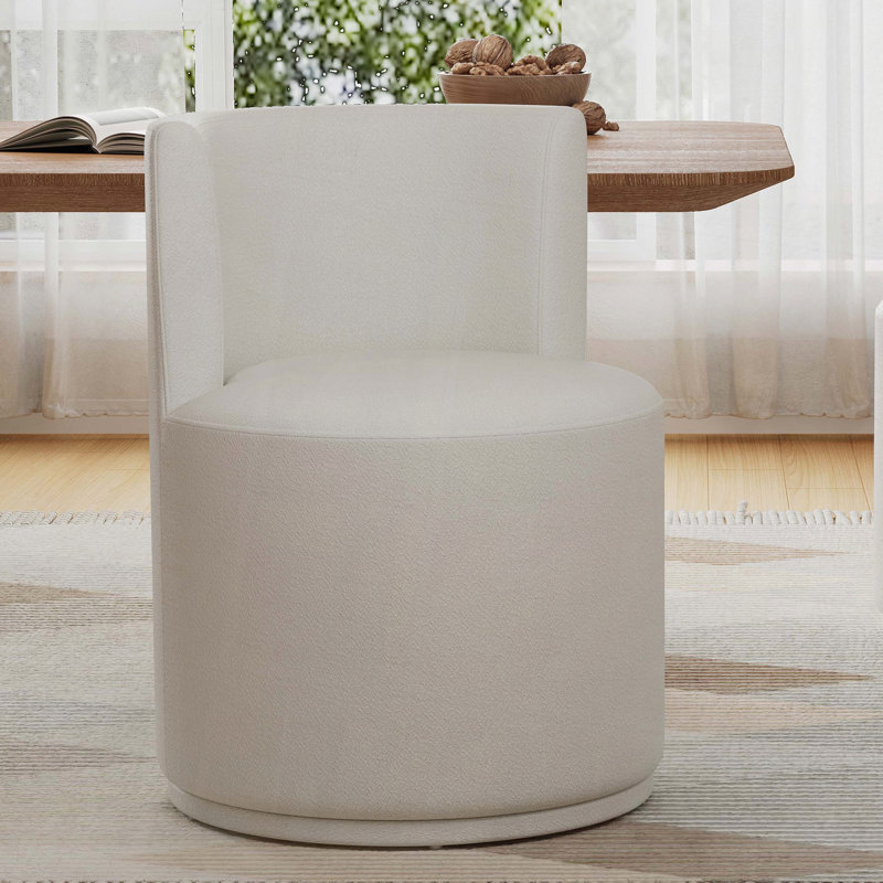 Chaise d'appoint rembourrée moderne et ergonomique