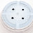 Avalynn Ivory Bell Round Recycled Plastic Pot Planter