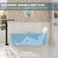 Baignoire de trempage autoportante en acrylique 67 po. X 31,5 po. Sedona-110582502