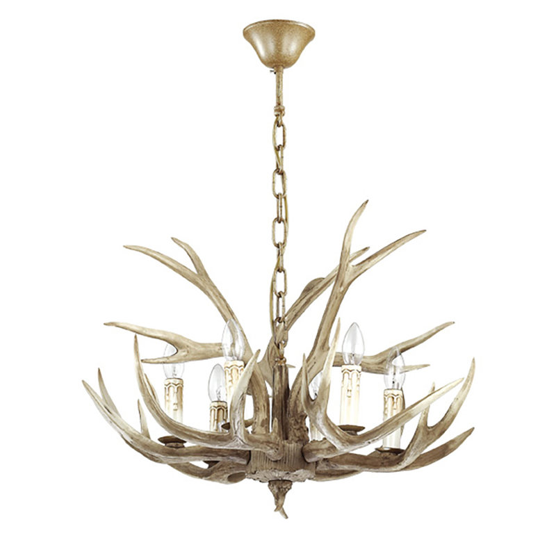 Chalet 8 - Light Candle Style Chandelier