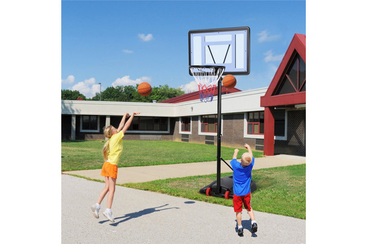 Professional Basketball Hoop for Driveway & Backyard (Gold)