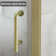34-35.5 in. W x 72 in. H Pivot Swing Frameless Shower Door with Clear SGCC Tempered Glass