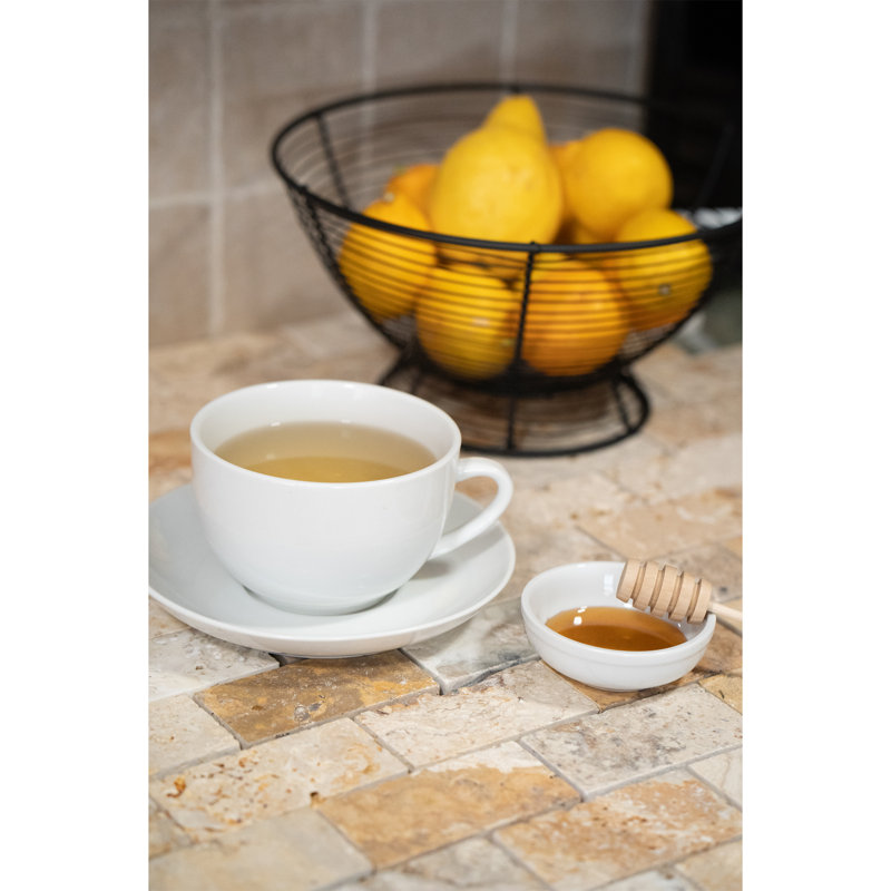 Bia Cordon Bleu Porcelain 12-Ounce Footed Cappuccino Cups