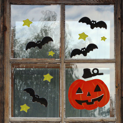 Jack-O-Lantern et chauve-souris en gel pour Halloween