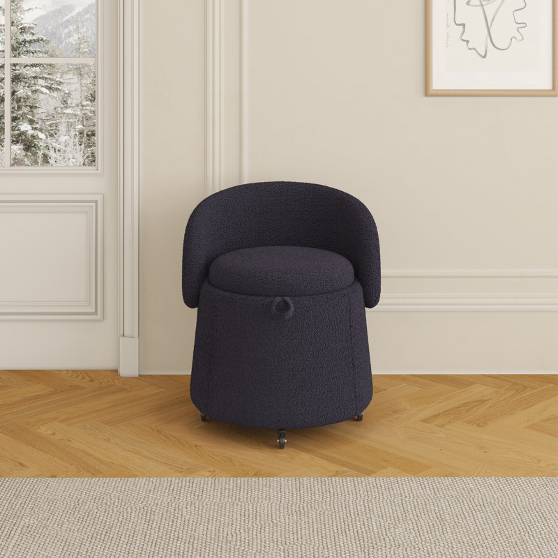 Multifunctional Stool With Storage And Mobility
