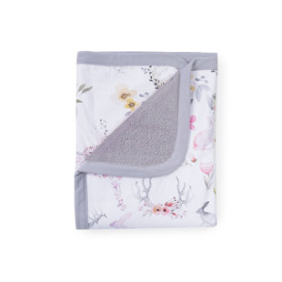 Oilo Studio - Woodland Fawn Luxury Plush & Jersey Baby Blanket