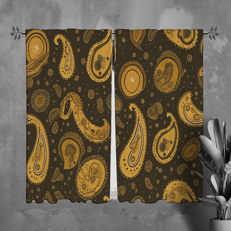Hipscher Room Darkening Curtain Pair, 40" W x 82" L