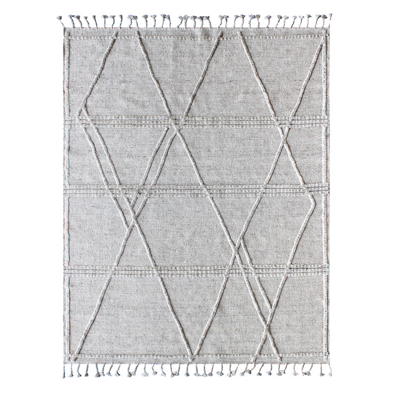 Moroccan Geometric Area Rug, Rectangle 8' x 10'