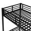 Lit superposé simple TG au-dessus de simple avec lit gigogne simple, noir-1767790974