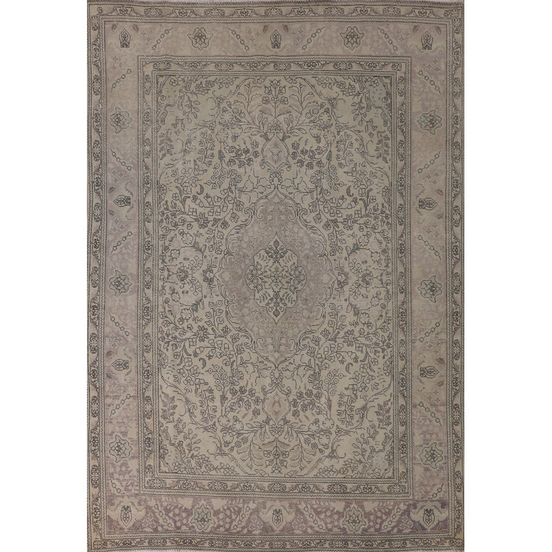 Distressed Traditional Area Rug 8x11