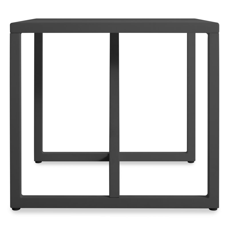 Strut Outdoor Coffee Table, Carbon, 14" H x 54" W x 20" D