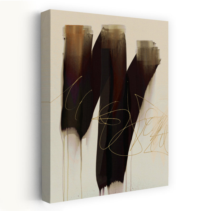 Art contemporain contemporain abstrait, H 48 po x l 32 po