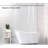 Clear Shower Curtain Liner Set with Hooks