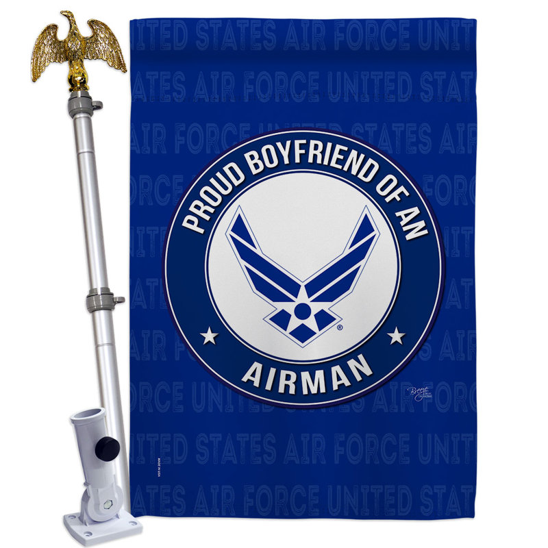Ensemble de drapeaux en polyester 40 po x 28 po Proud Boyfriend