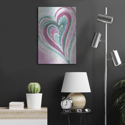 «Abstract Heart» par Yvette St. Amant, art mural en métal