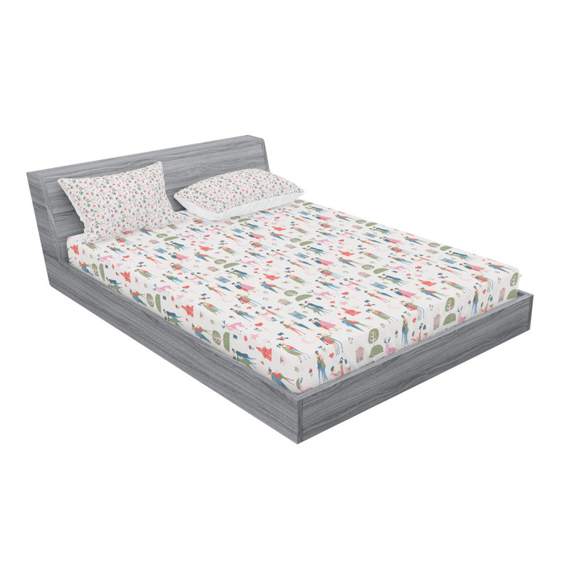 Microfiber Sheet Set, Full Sheet Set with Fitted Sheet