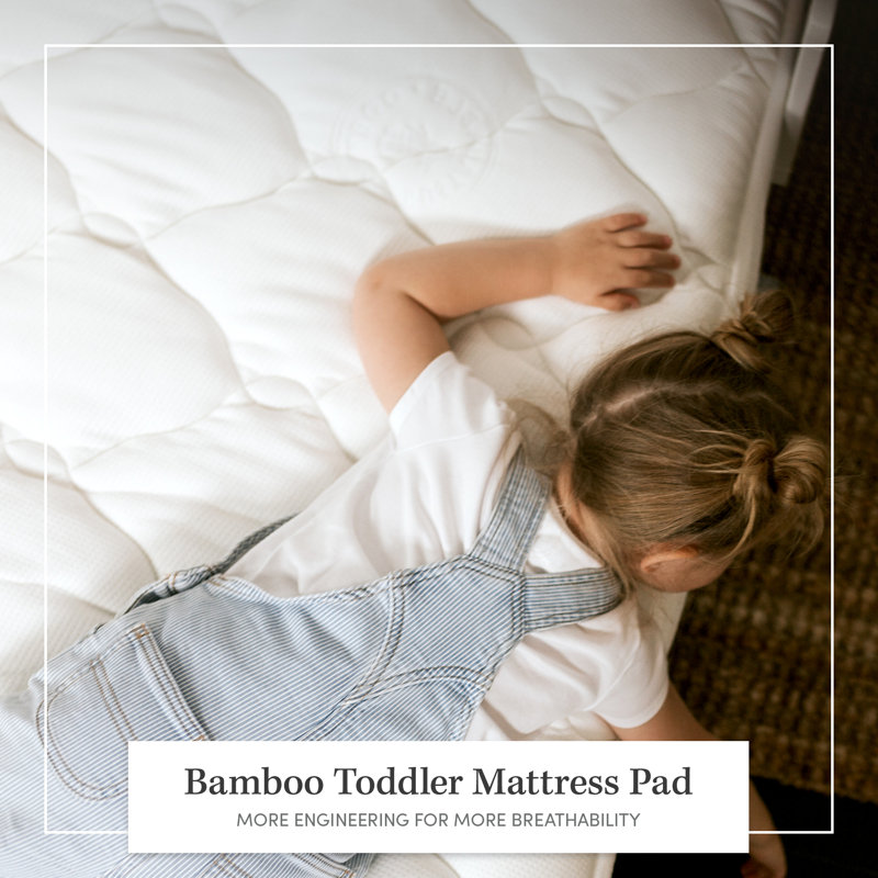 Jacquez Extra Plush Toddler Mattress Pad, Bamboo Pad