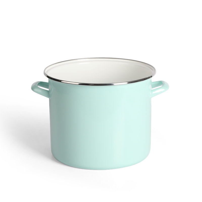 Martha Stewart Thayer 8-Quart Stock Pot w/ Lid - Martha Blue, 12 qt.