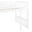 Lit mezzanine simple avec glissoire et échelle-124917944