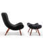 Bertita Upholstered Accent Chair with Footstool-1987525677