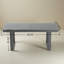 Ensemble de salle à manger d'extérieur 5 pièces en PEHD 5 pièces - Table de patio rectangulaire 69 po avec trou pour parasol et 4 chaises sans accoudoirs pour la cour / la piscine