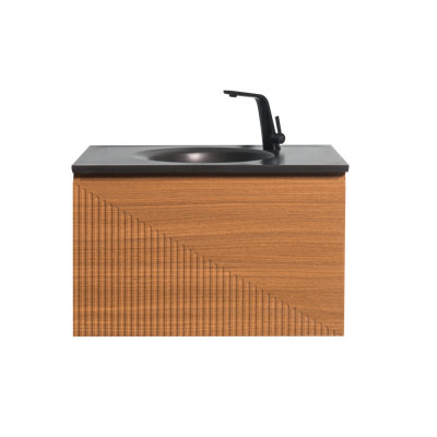 Ensemble de meuble-lavabo mural simple 29,5 po Blatce