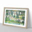 Church in Cassone by Gustav Klimt - Picture Frame Painting on MDF-62755203-62755204