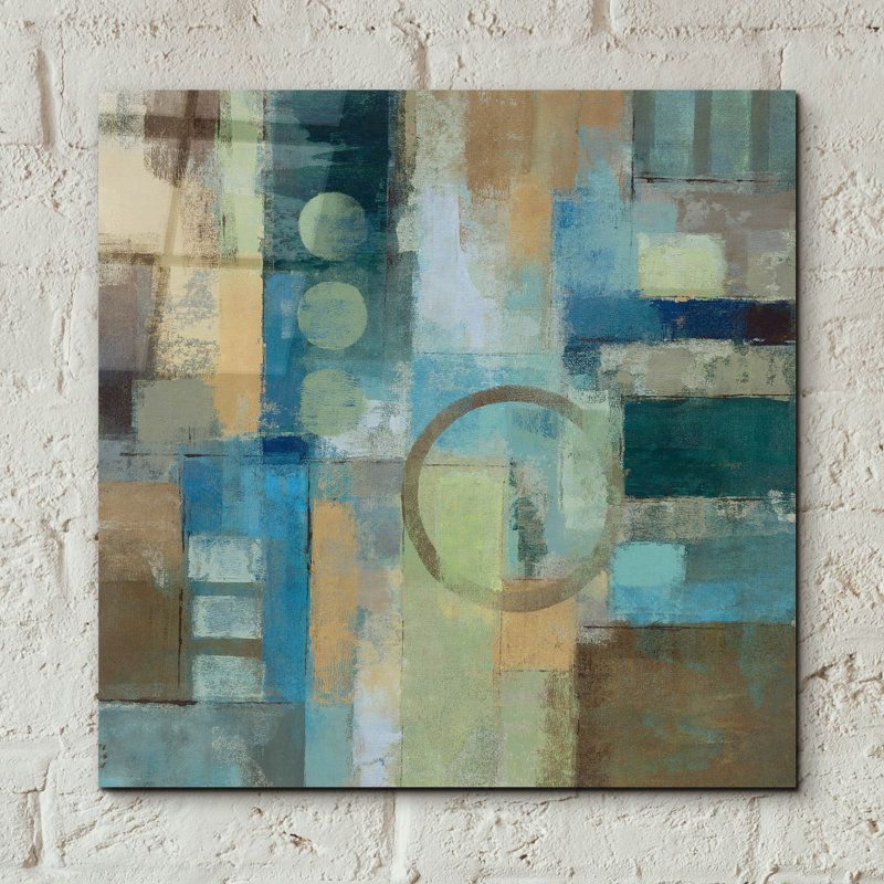  «Focal Point» par Silvia Vassileva, art mural en verre acrylique, 12 po x 12 po