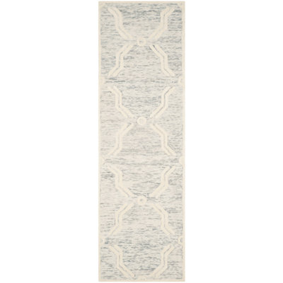 Hand Tufted Wool Geometric Rug