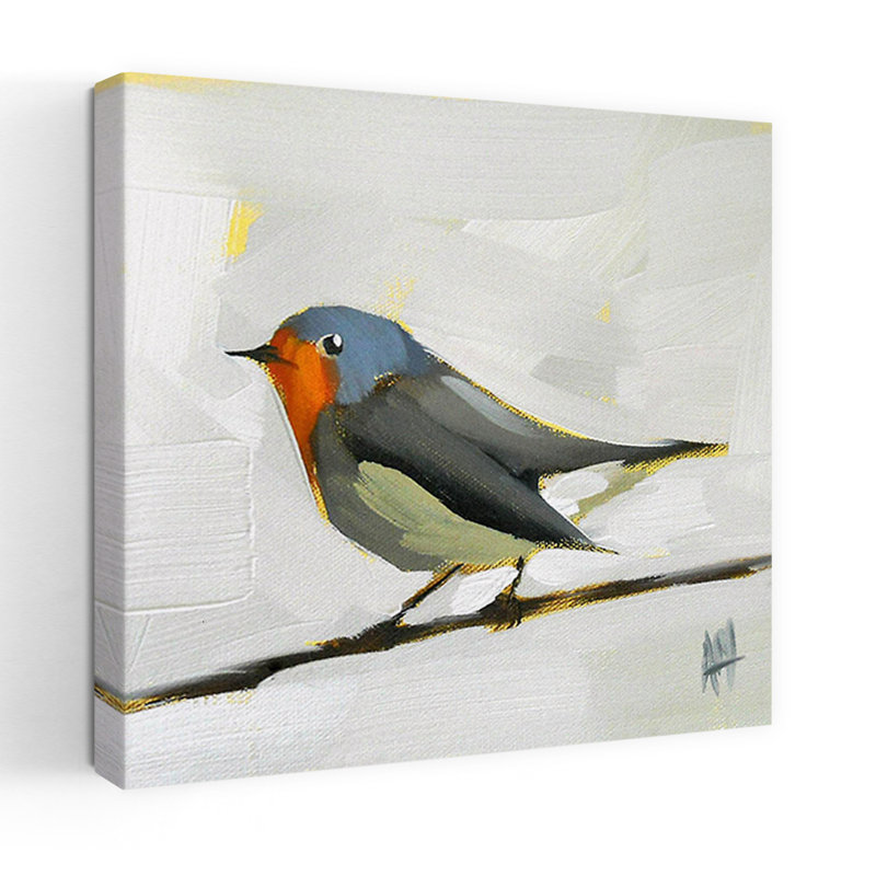 Oiseau de Robin, H 24 po x l 24 po