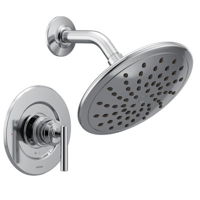 Moen Gibson Posi-Temp Shower Only Trim with 8-Inch Eco-Performance Rainshower, Valve Required