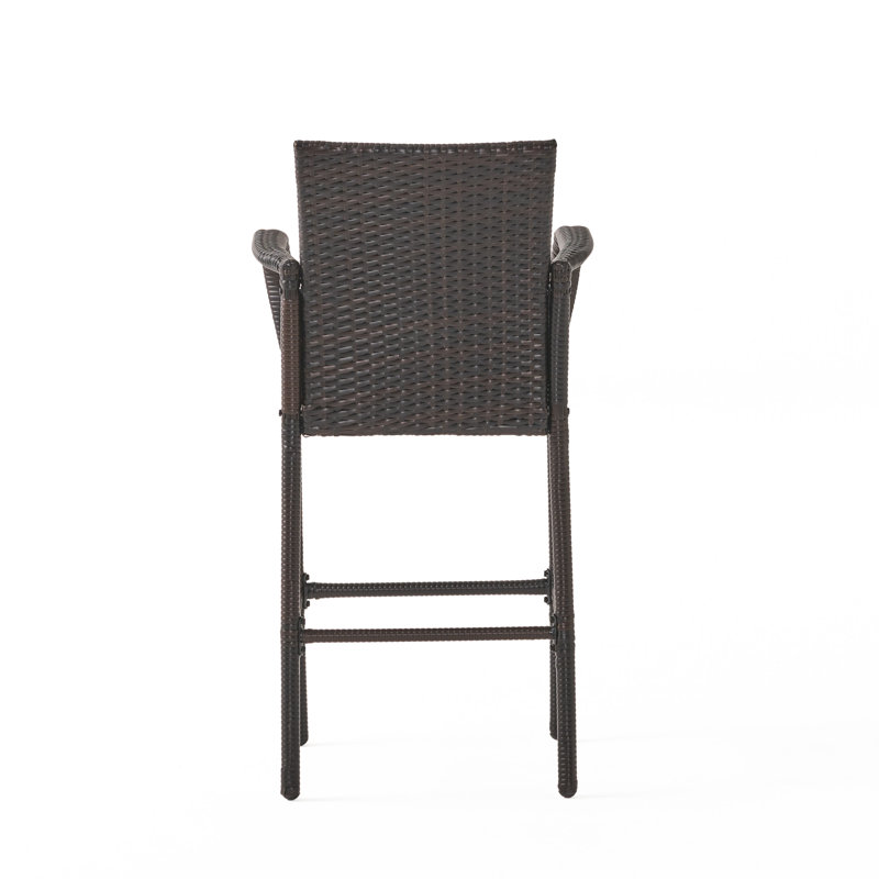4 - Person Wood Patio Dining Set with Round Table