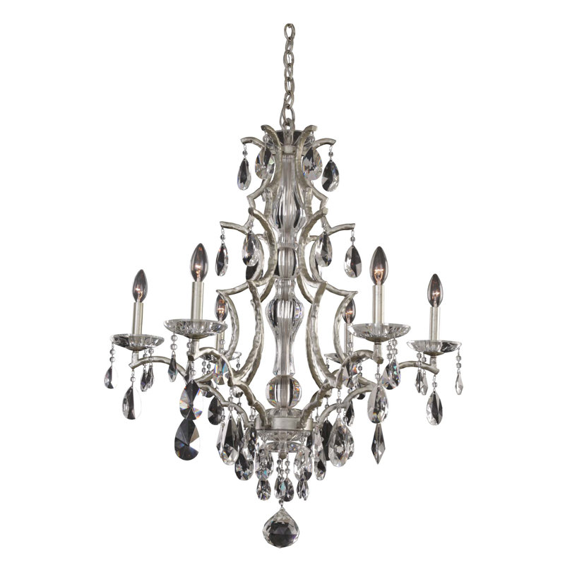 Lustre argenté / transparent Shorecrest 6 LT Allegri