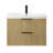 Livia 30" Wall-mounted Single Bathroom Vanity with White Artificial Drop-in Sink without Mirror