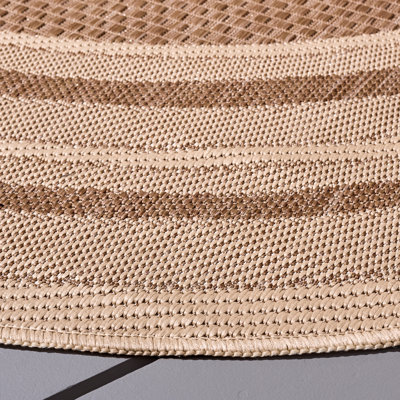 Courtyard Performance Striped Indoor Indoor/Outdoor Area Rug