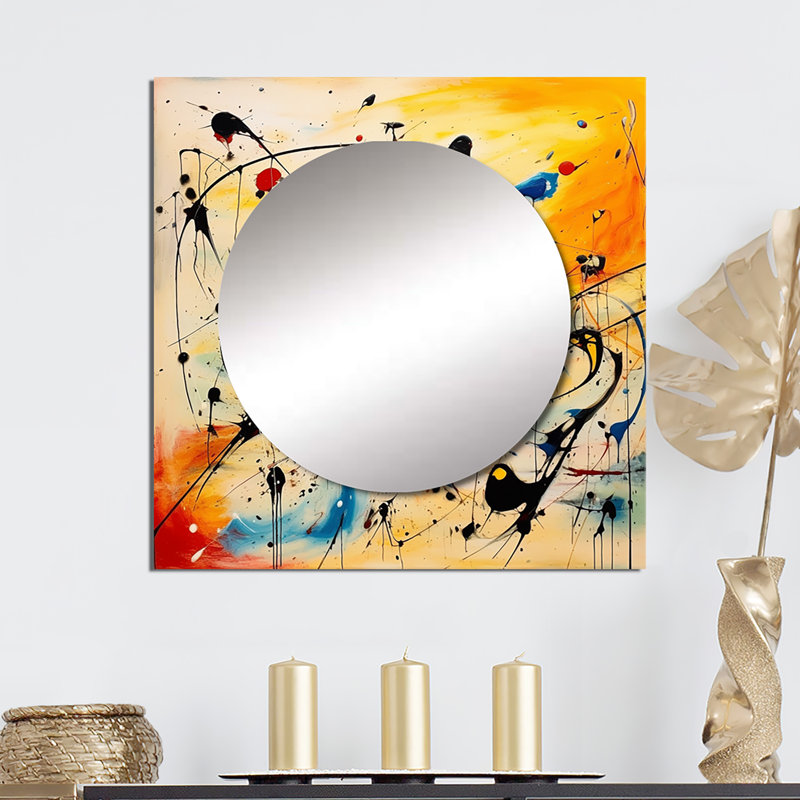 Miroir mural Meinou, 29 po x 29 po