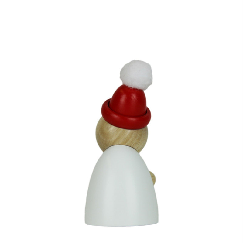 Steinbach Clumsy Mini Collection, Valentine W/ Wooden Beanie & Big Bobble 4.7"