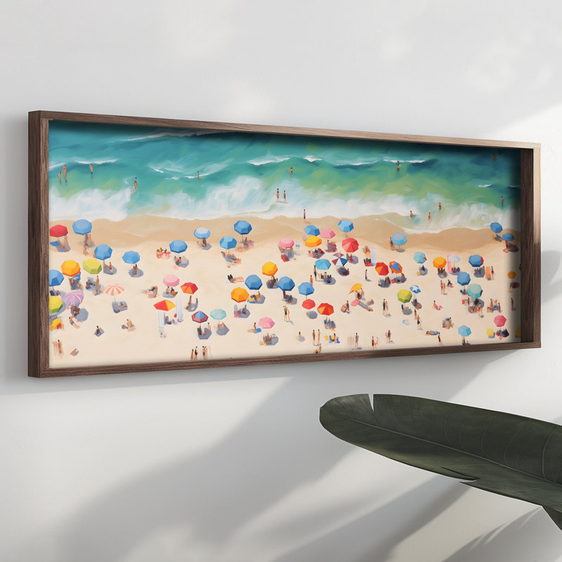 Elegant Decorative Framed MDF Painting, 15.7 x 47.2 x 0.1 inches | 100% MDF with 3 mm Thickness, 100% Pine Wood Frame | UV Printed Artwork for Home Decor, Living Room, Office, Modern Aesthetic