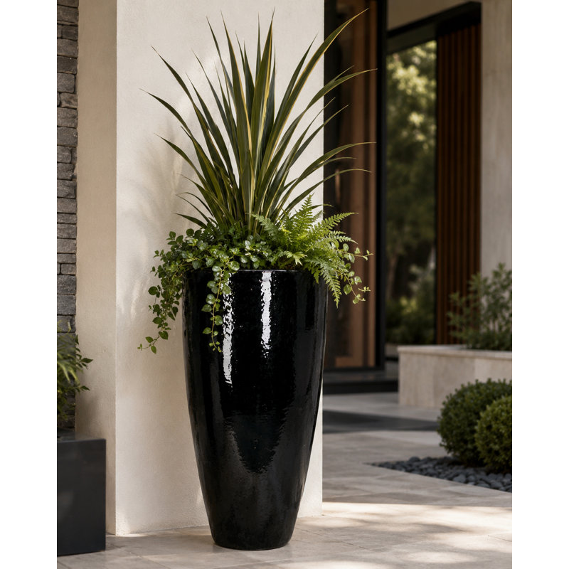 Vase Calypso 53 cm - Noir
