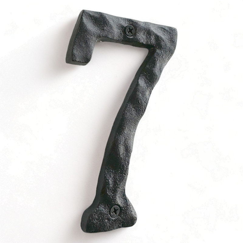 Numéro pour plaque d'adresse à fixer, 7