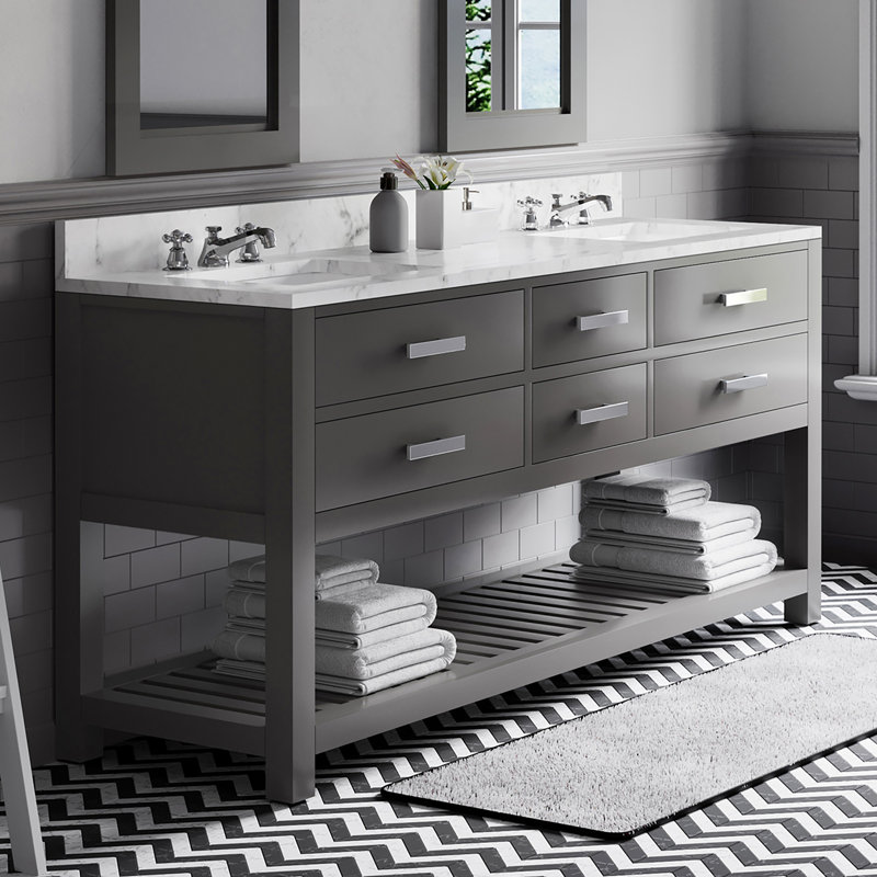 Madalyn 72'' W Vanity, Cashmere Gray