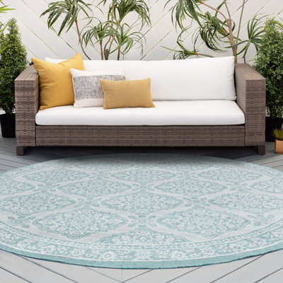 Tapis bleu clair tissé à plat Campbelltown