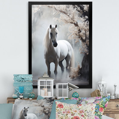 «Gray Horse Mystical Encounter», reproduction sur toile