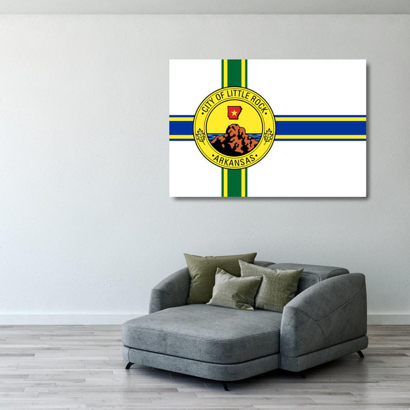 Little Rock, Arkansas, 28" H x 40" W