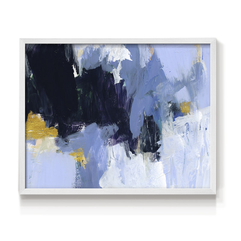 Arctic Ledge I -Framed Print - Restickable, 16" H x 20" W, White