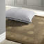 Ensemble de literie capitonné gris élégant, tissu en polyester, décor de chambre à coucher moderne